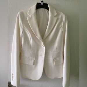 NY & company Elegant Ivory white Women's Blazer